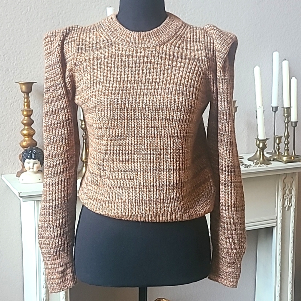 Madewell Space Dyed Prentiss Pullover Sweater PTP 17"